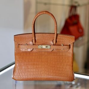 Birkin 30 Matte Brown Niloticus Crocodile