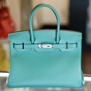 Birkin 30 Verso Vert Vertigo Swift